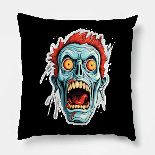 Zombie Halloween - Shocked! Pillow