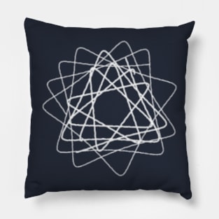 Imperfect Spirograph no. 4 Pillow