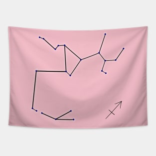 Zodiac Constellations - Sagittarius Tapestry