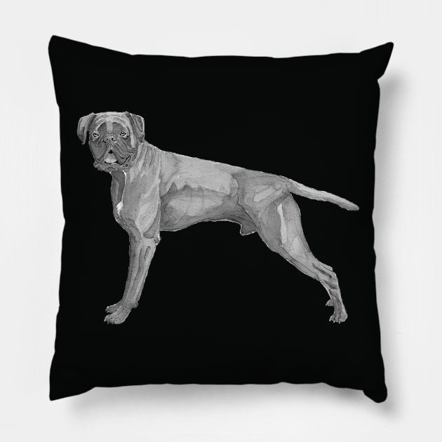 Boxer Pillow by doggyshop