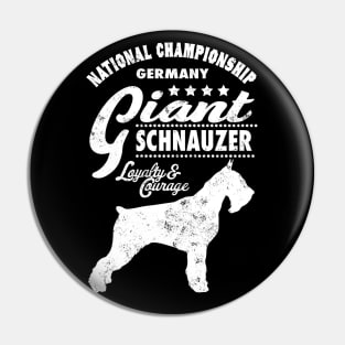 Giant Schnauzer Best of Show Pin