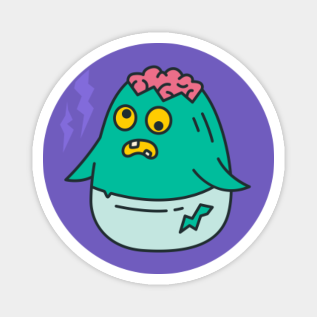 Cute Zombie Cartoon // Funny Halloween Drawing - Cute Zombie - Magnet | TeePublic Cute Zombie Cartoon // Funny Halloween Drawing - Cute Zombie - Magnet | TeePublic