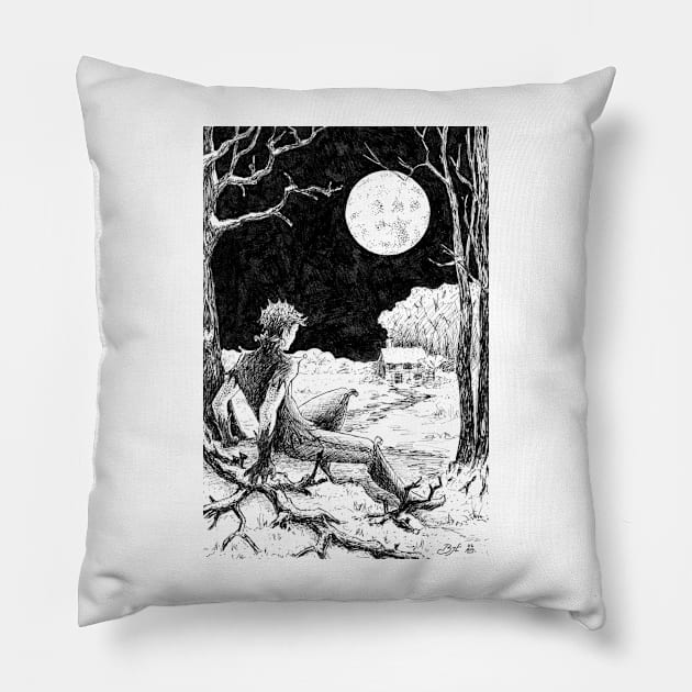 Winter Sprite Pillow by BarnabyEdwards