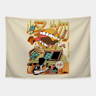 Burger Attack Tapestry