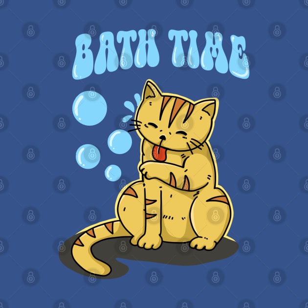 Bathing Cat by RiyanRizqi