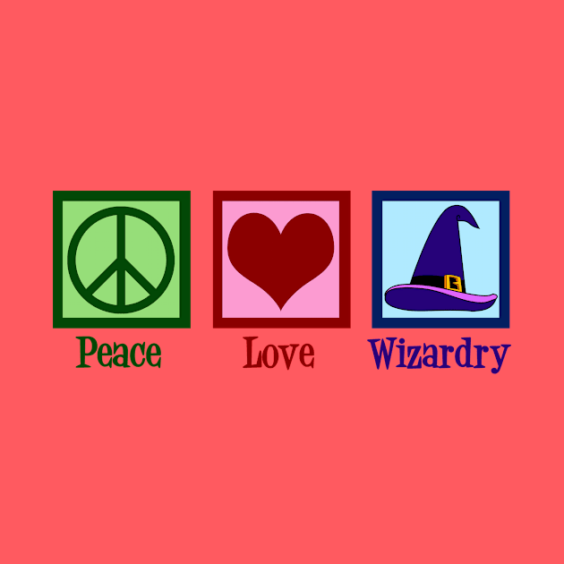 Peace Love Wizardry by epiclovedesigns