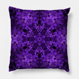 Passionate Purple Kaleidoscope Star Modern Abstract Art Pillow