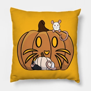 Pumpkin Rats Pillow