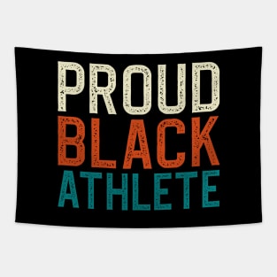 Proud Black Athlete Tapestry