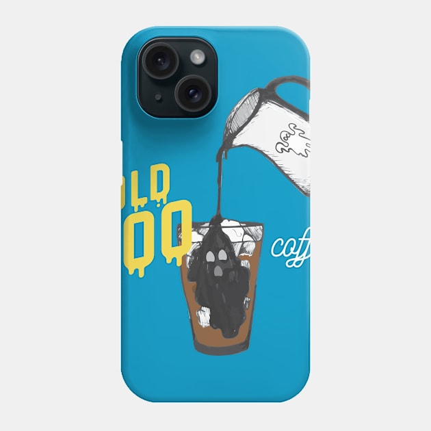 Cold Boo Coffee Phone Case by denbecka