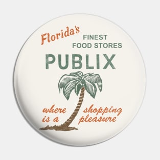 Publix - Vintage Store Logo Aesthetic Pin