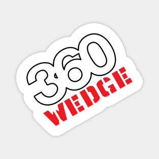 360 Wedge - Badge Design Magnet