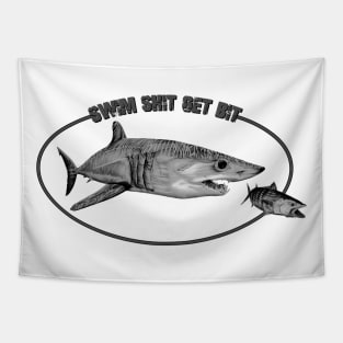 Shark fishing Tapestry