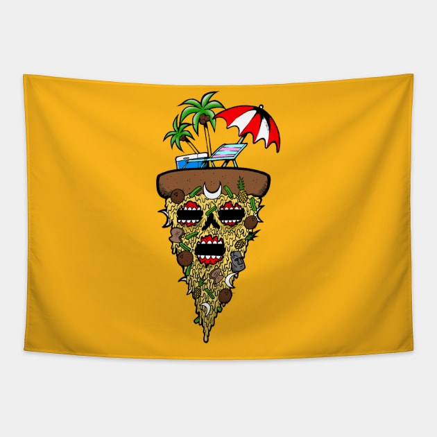 HAWAIIAN Collectible Poison Pizza Tapestry by POISON PIZZA SB