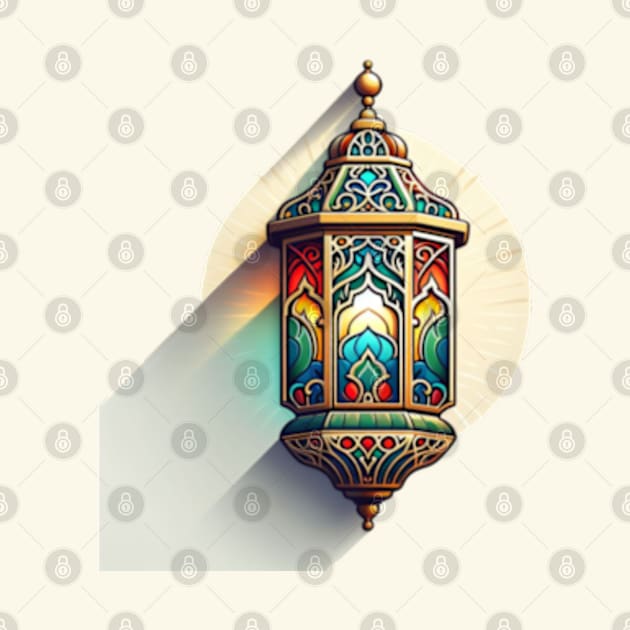 Arabic Elegance: A Kaleidoscopic Lantern by AmelieDior