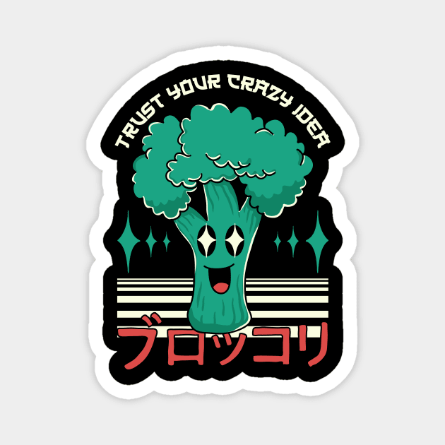 Trust Your Crazy Idea Kawaii Broccoli Magnet by Carlos's Store 4