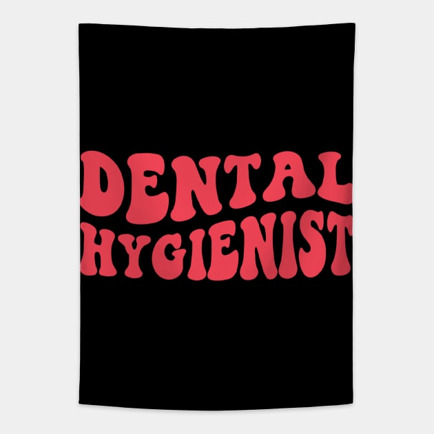 Dental Hygienist - Dentist Retro Dental Hygienists Tapestry by fromherotozero