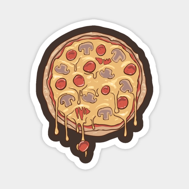 National Pizza Day Drip Magnet by Natural 20 Shirts