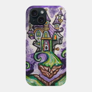 Halloween Haunted Night Castle Painting Phone Case