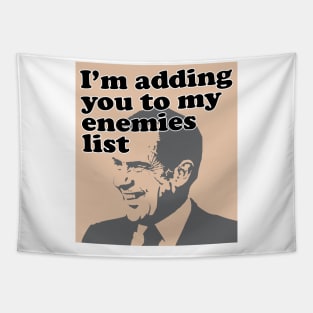 My Enemies List Tapestry