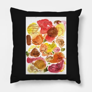 Autumnal Abstract Pillow