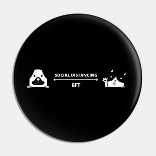 social distancing Pin