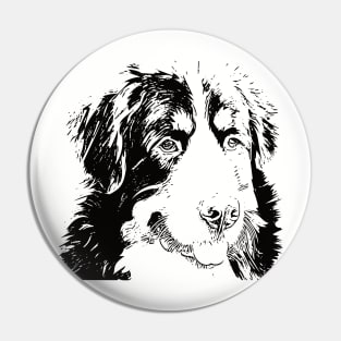 Bernese Mountain Dog gift for Bernese Owners Pin