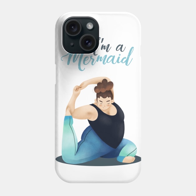 I'm a Mermaid Phone Case by Gummy Illustrations