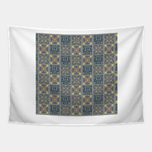 Portuguese blue tile pattern Tapestry