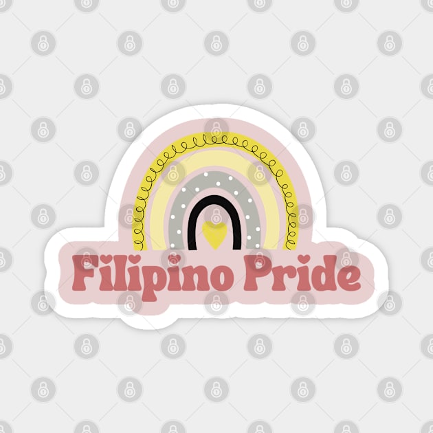 Pilipinas Filipino Pride Rainbow Magnet by CatheBelan