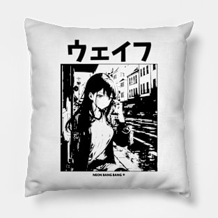 Anime Girl Japan Streetwear Manga Aesthetic Pillow