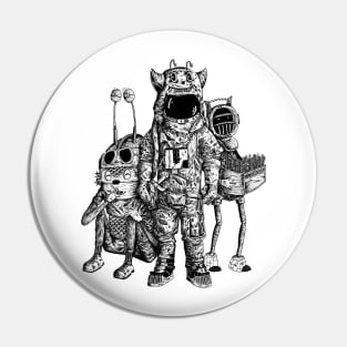 Astronout and the alien Pin