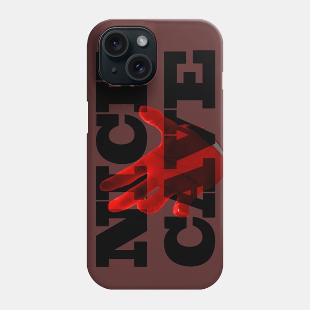 Nick Cave Red Right Hand Phone Case by DMBarnham