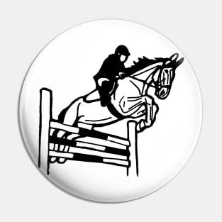 Showjumping horse Pin