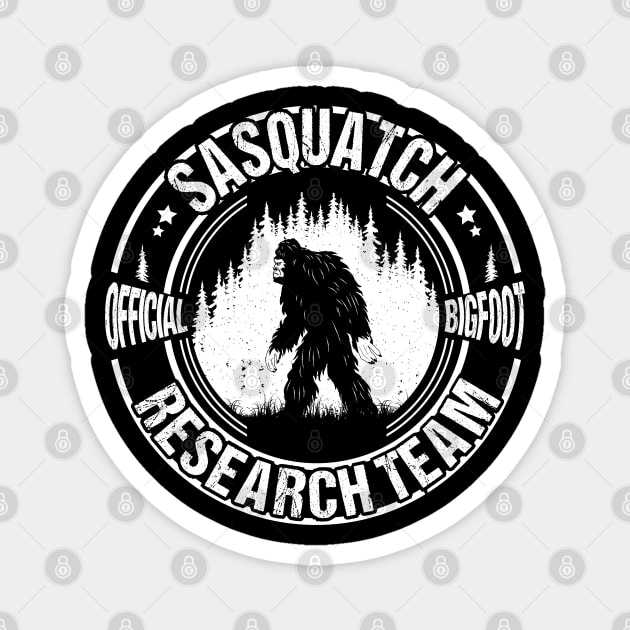 Bigfoot Research Team Sasquatch Magnet by Tesszero