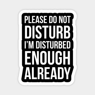 Please do not disturb Magnet