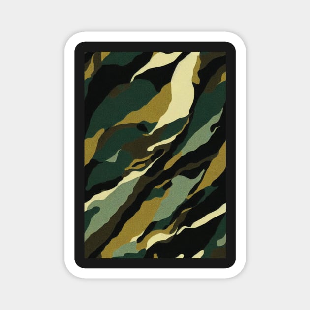 Camouflage Army Pattern, a perfect gift for all soldiers, asg and paintball fans and everyday use! #1 Magnet by Endless-Designs