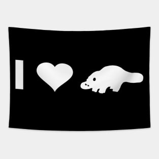 I love platypus illustration lover fan Tapestry