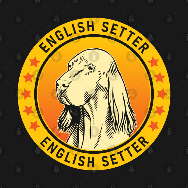 English Setter Dog Portrait by millersye