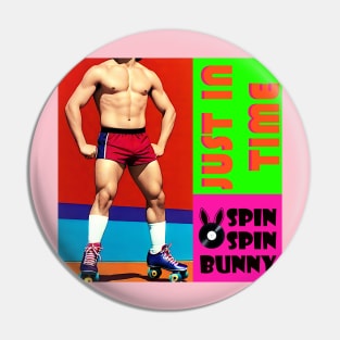 SpinSpinBunny Single 'Just in Time' Artwork Pin