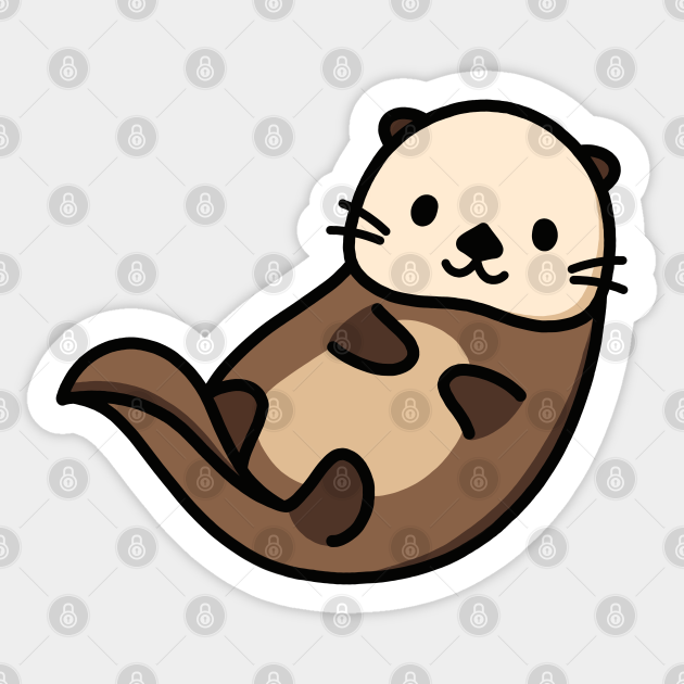 Sea Otter - Sea Otter - Sticker | TeePublic Sea Otter - Sea Otter - Sticker | TeePublic