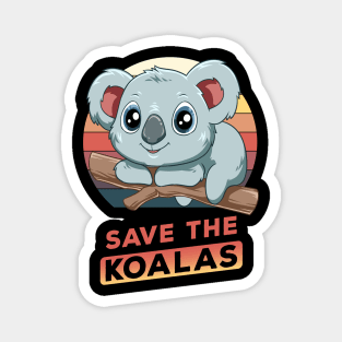 Save the koalas Magnet