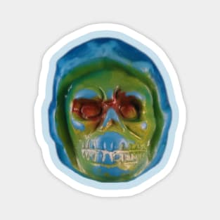 Skeletor Head Blow Mold Magnet