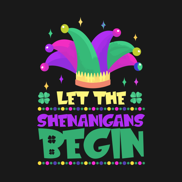 Mardi Gras Style Let The Shenanigans Begin by jodotodesign