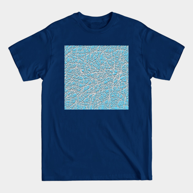 Disover Blue abstract background - Blue - T-Shirt