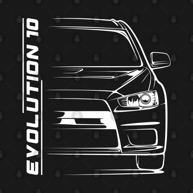 Lancer Evolution X Silhouette by CreativeRAS