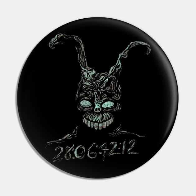 Frank the Bunny Pin by kg07_shirts