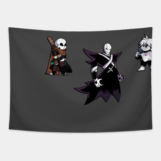 FNF. X-Gaster, X-Chara, Ink Sans. Mod X-Event Tapestry