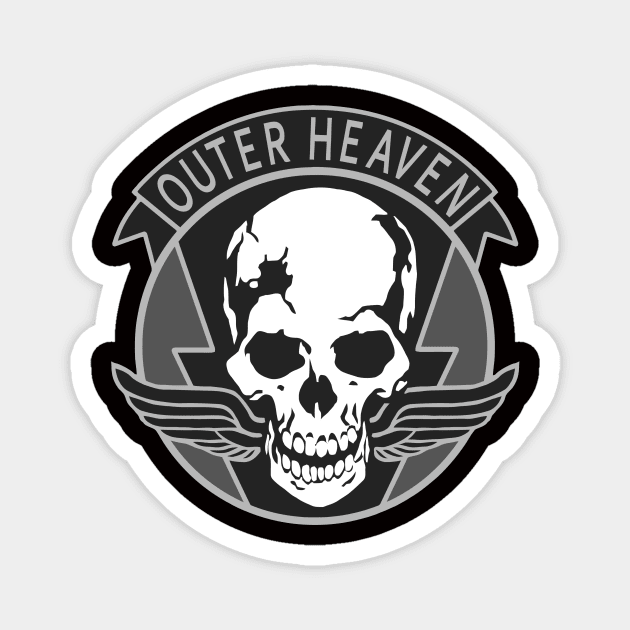 Outer Heaven Logo Magnet by galapagos