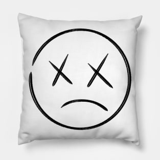 No smiles Here Pillow